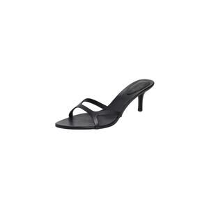 Tony Bianco �Daisy� Black Leather Sandals Size 7.5